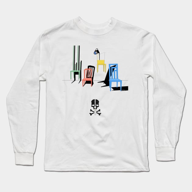 Surreal Chairs Long Sleeve T-Shirt by JackOutTheBox